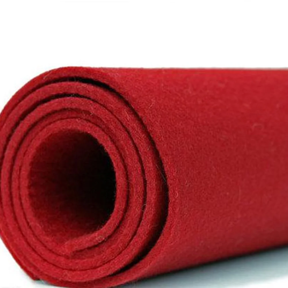 With Best Price for Bags Factory Supply 1mm 2mm 3mm Polyester Felt Non Woven Fleece Nonwoven 100% Polyester Roll Packing NW252