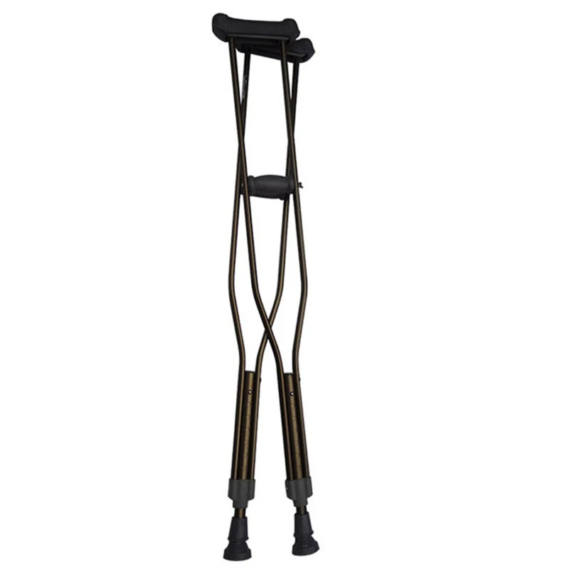 2.Aluminum Alloy Adult Adjustable Underarm Crutches for Elderly