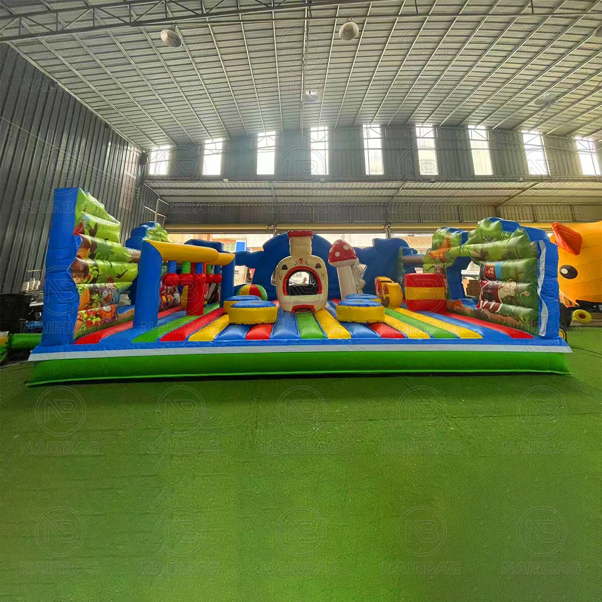 Inflatable Mushroom Jumping Castle Kids Park Bouncy Castle Trampoline Mushroom Theme Inflatable Bouncer For Sale