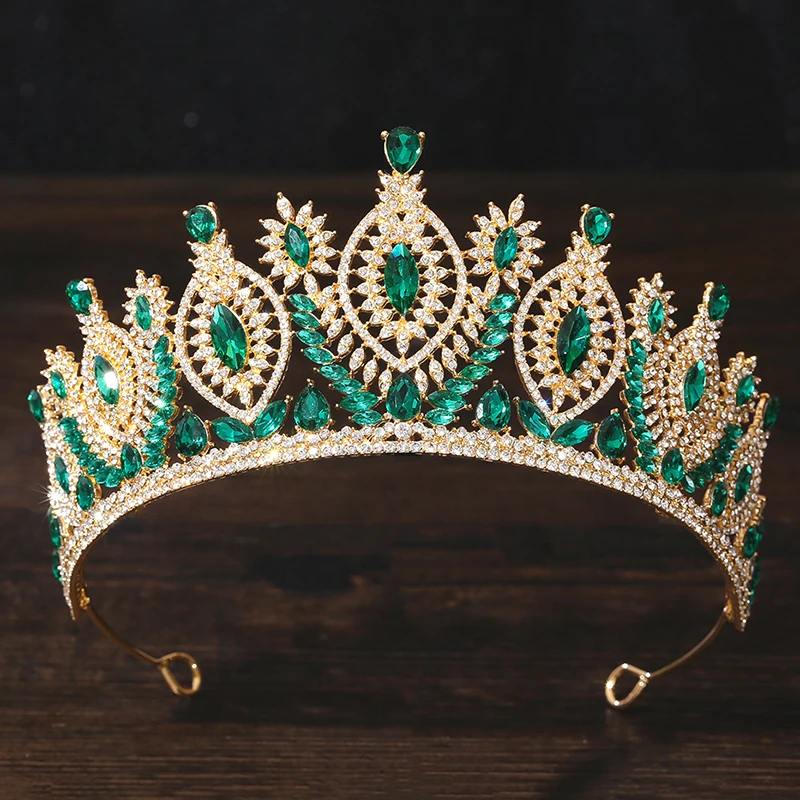 ROMANTIC Luxury Rhinestone Wedding Hair Jewelry Prom Pageant Costume Accessories Bridal Tiaras and Crowns