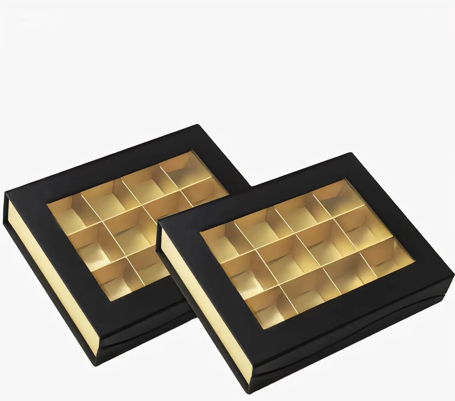 Removable Dividers Assortment Chocolate Packaging Customize Luxury Magnetic Closure Sweet Chocolate Gift Box