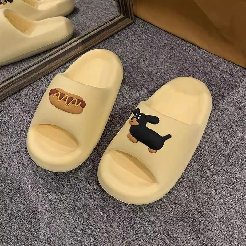 Summer Simple Soft Sole slippers Open Toe Non-slip Eva Outdoor/indoor Bathroom Wear slippers Soft Sole Shoes
