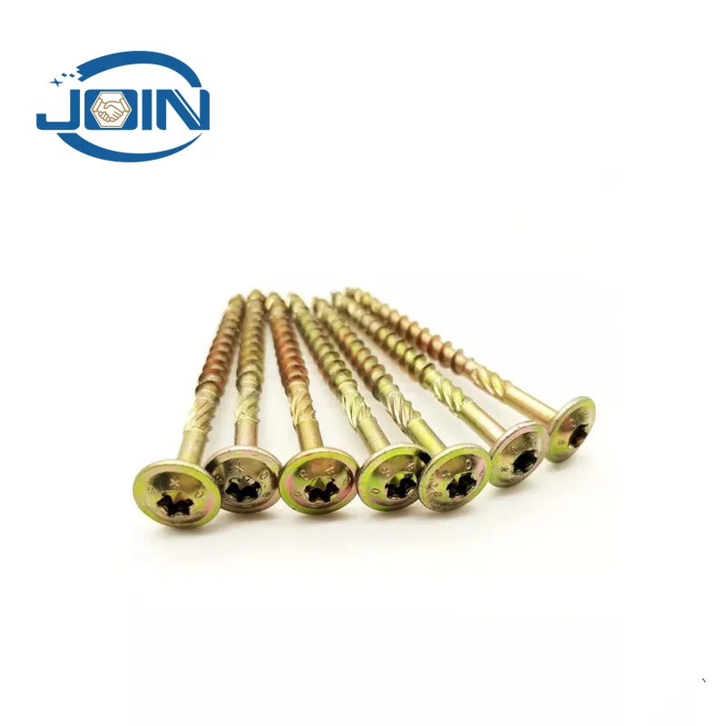 Truss Head Torx/Star Drive WHITE HEAD Wood Screw