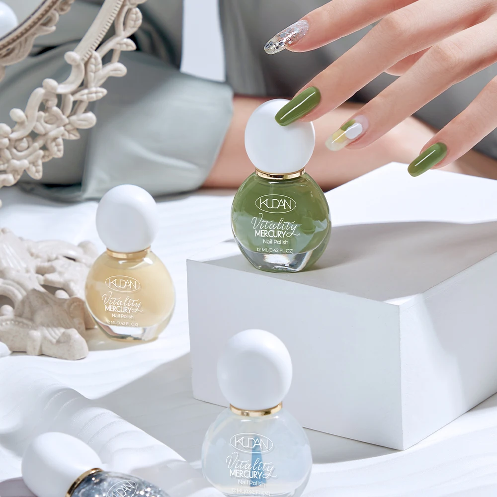KUDAN Organic Vegan 10ml Water Based Nail Polish for Women Beauty Products with Organic Nail Paint vendeeni gel polish