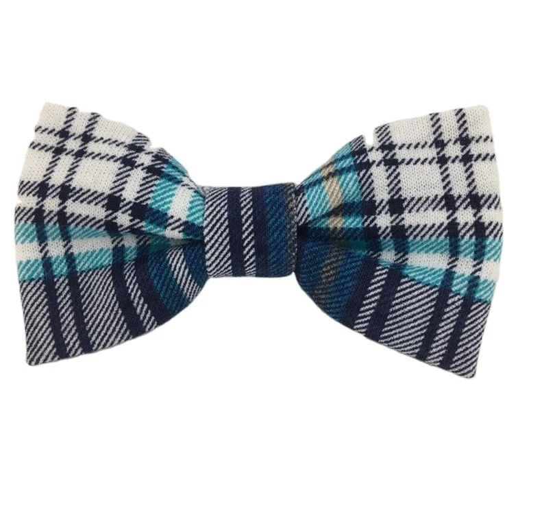 TOPBUDDY Pet Accessories Cotton Plaid Dog Bow Tie