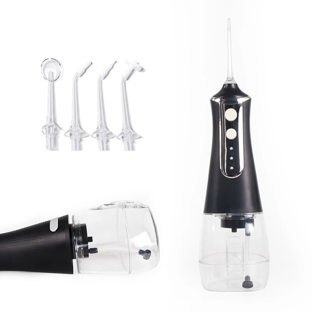 Dental Portable Cordless Water Flosser Teeth Cleaning Rechargeable IPX7 Waterproof Water Irrigator