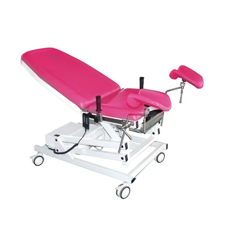 Gynecological electric examination bed foldable Electric Gynaecology delivery Bed Examination Tables