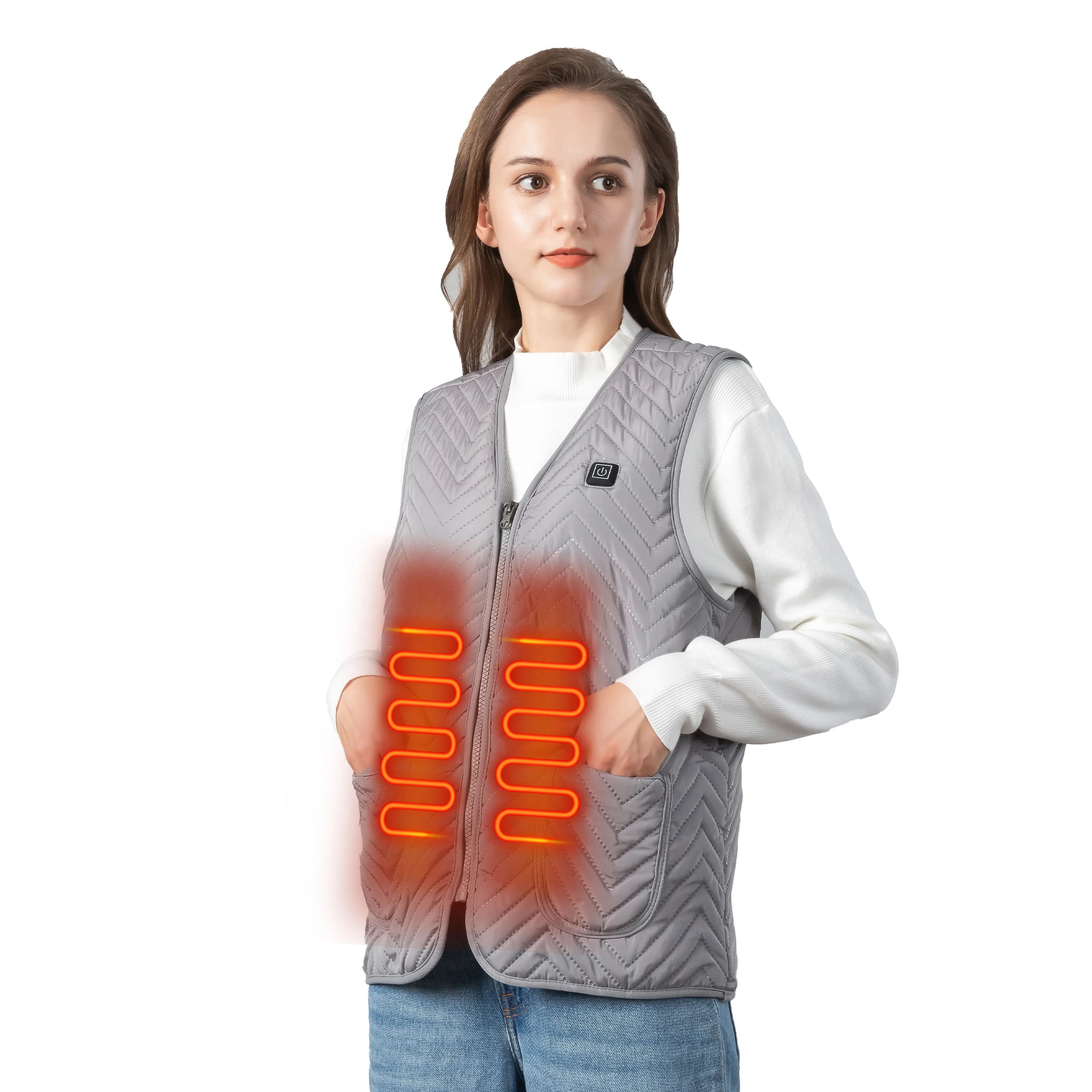Manufacturer Direct OEM Custom Design Heated Vest Rechargeable Heated Vest Hunting Heated Vest