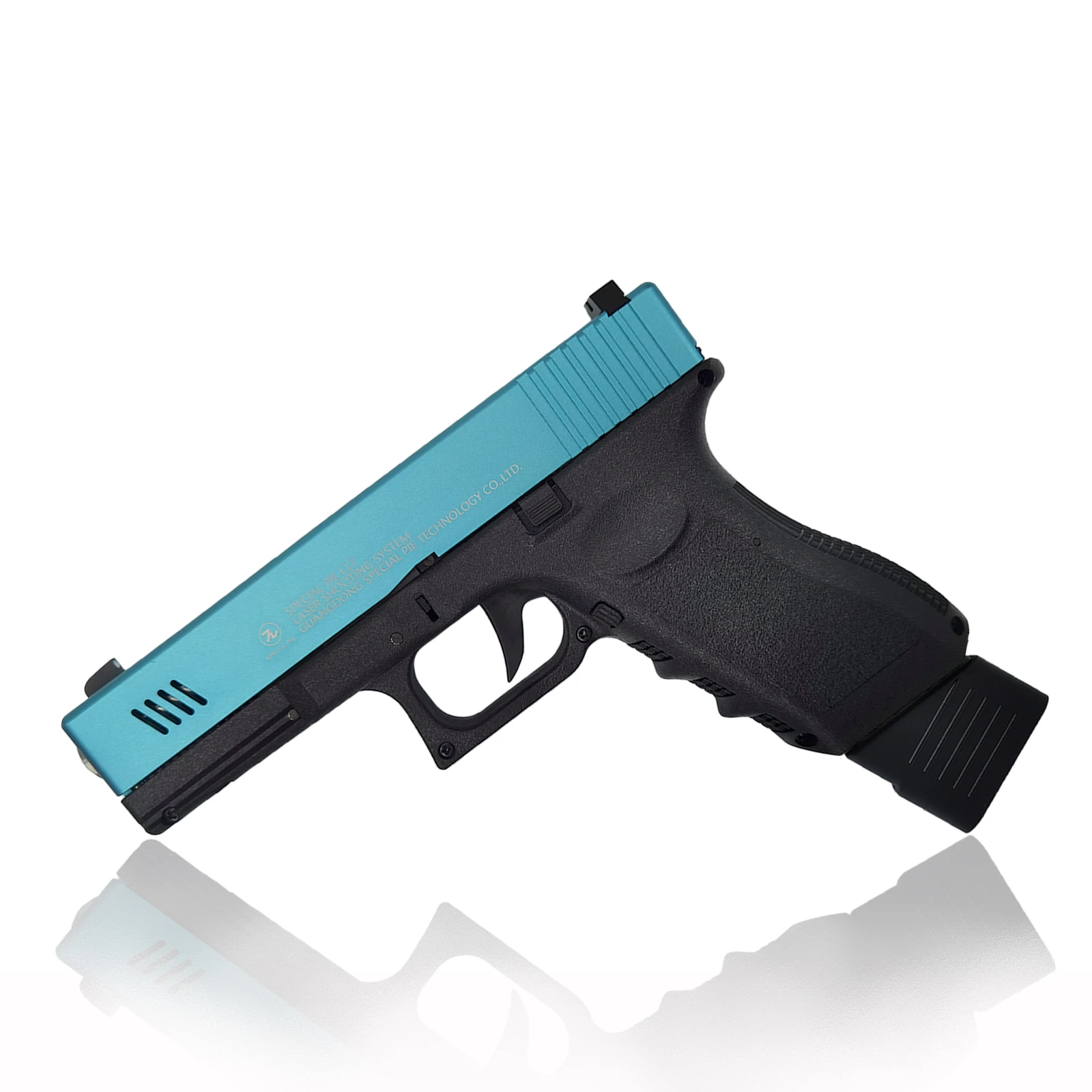 Laser Shooting Simulator with electric recoil, trigger combination bit Adjustable aiming point laser use for dry fire shooting