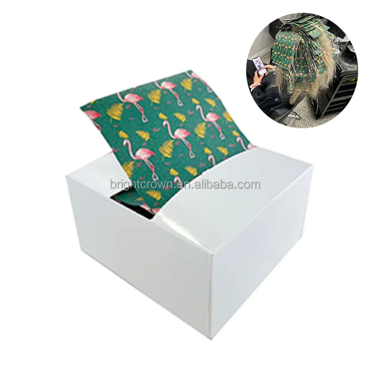 Ламинированная бумага для меха, фольга для подсветки волос, тиснение в салоне