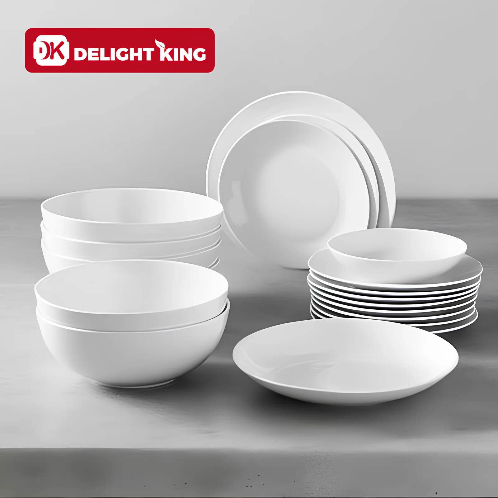 Double Plain Heat Resistant Opal Glassware Bowl For Noodle Rice And Soup