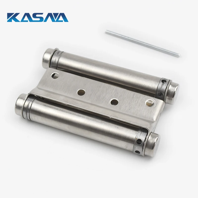 Double Action Spring Hinge Durable Two Way Auto Close Stainless Steel Spring Adjustable with Tension Hinge