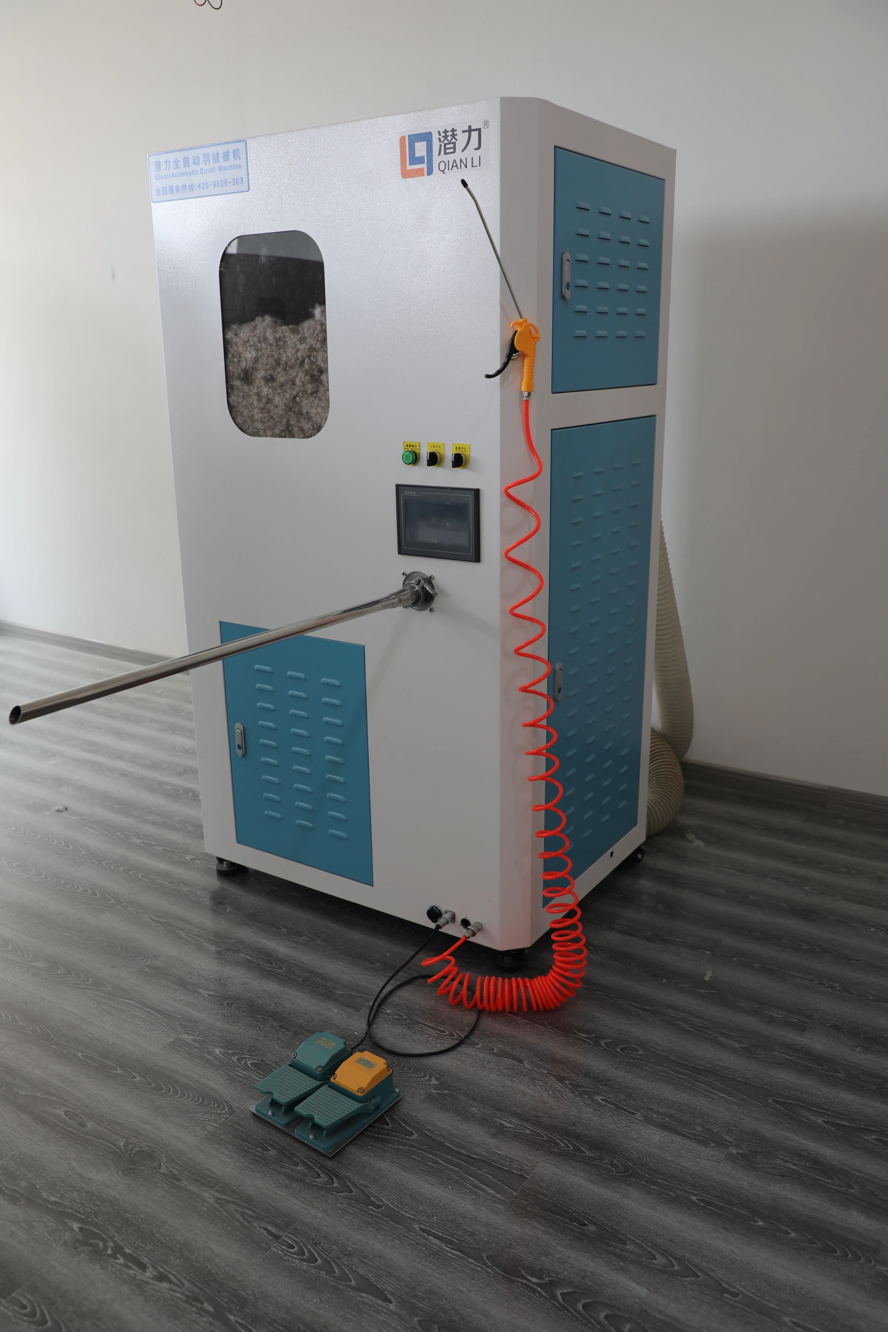 QIANLI QLV-2 Fully automatic profession Down comforter filling equipment Duvet filling machine