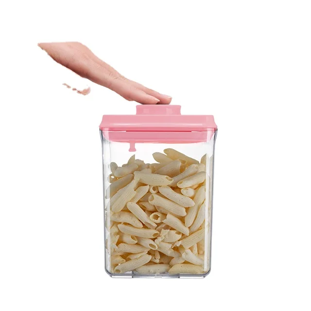 Home Use Tin Container Canister Seal Reusable Pot Food Storage Container Air Tight