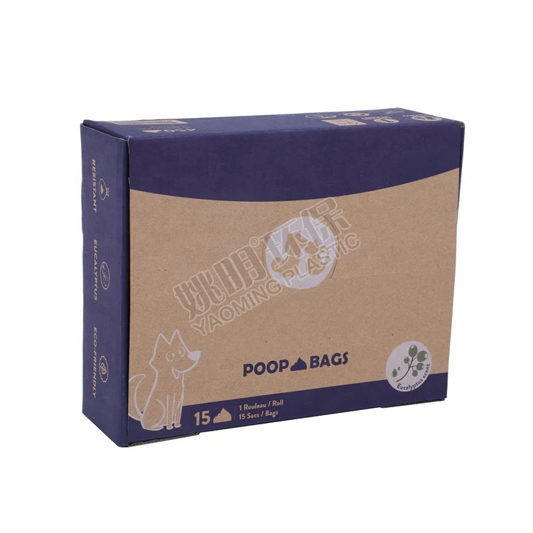 Изготовленные на заказ 100% герметичные пластиковые полиэтиленовые разлагаемые пакеты для уборки собак
