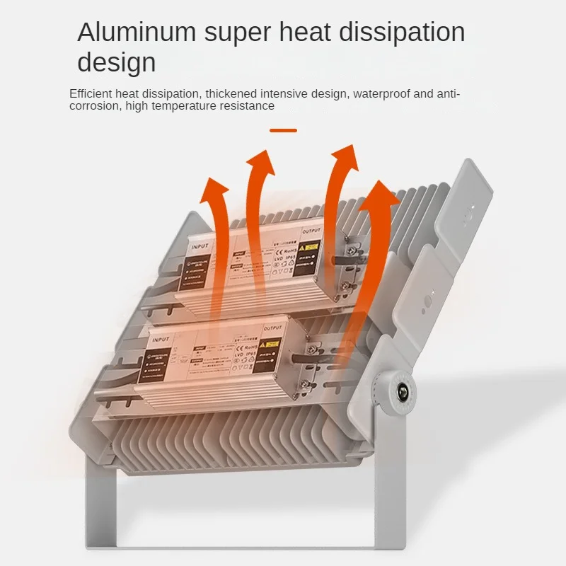 led ultra-thin small  floodlight outdoor waterproof spotlight construction site high power searchlight