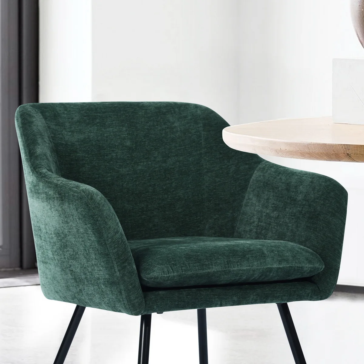 metal dining chair base de metal arm chairs nordic velvet room modern luxury