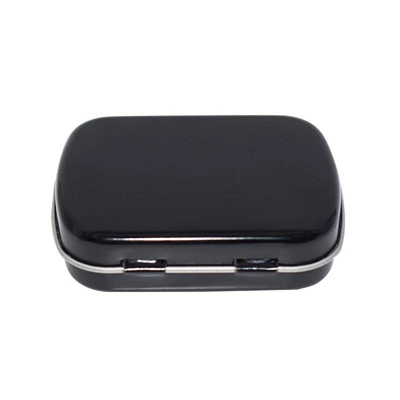 
Wholesale Metal Hinged Mini Small Mint Candy Tin Box 