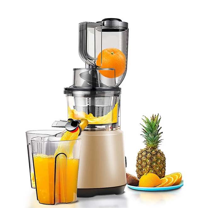 Commercial Multifunctional Big Mouth Cold Press Slow Juicer Easy Clean Operation Excellent Performance Household Use Reverse