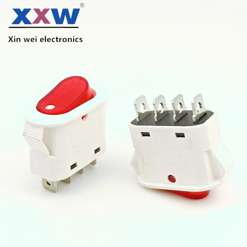 KCD1 Elliptic rocker switches and boat switches spdt rocker switch with led lights