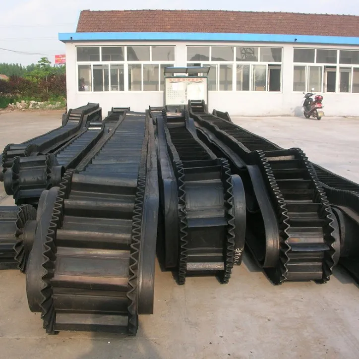 Factory Sell Corrugated Rubber Sidewall Conveyor Belt For Bluk Material