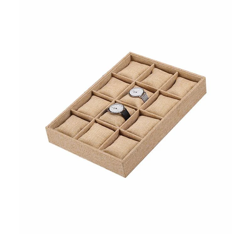 stackable velvet watch strap display tray watch display tray