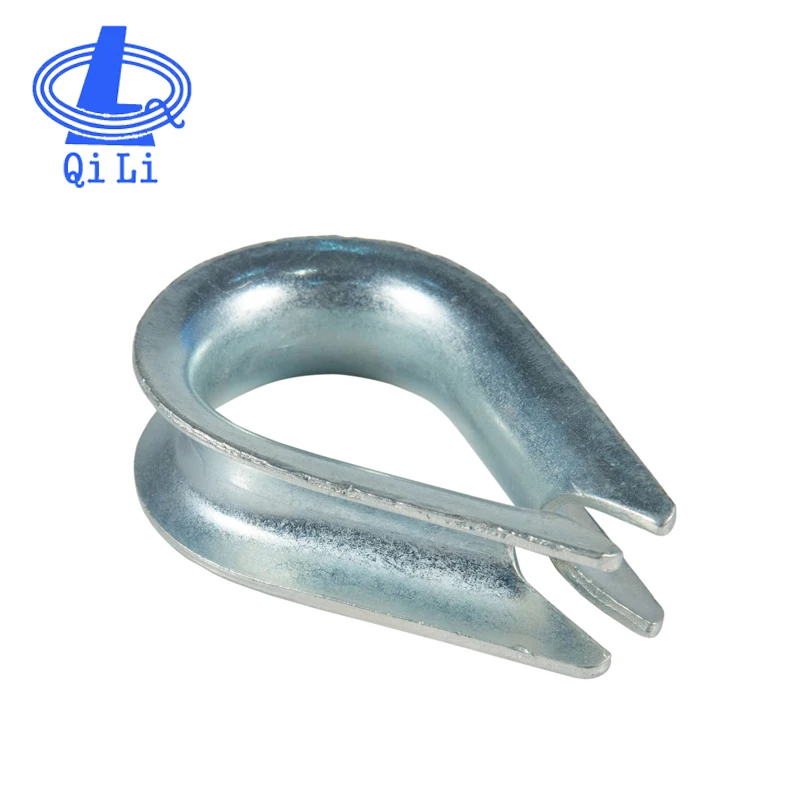 Thimble Standard Stainless 316 G411 H Wire Rope Us Type steel wire rope Thimble