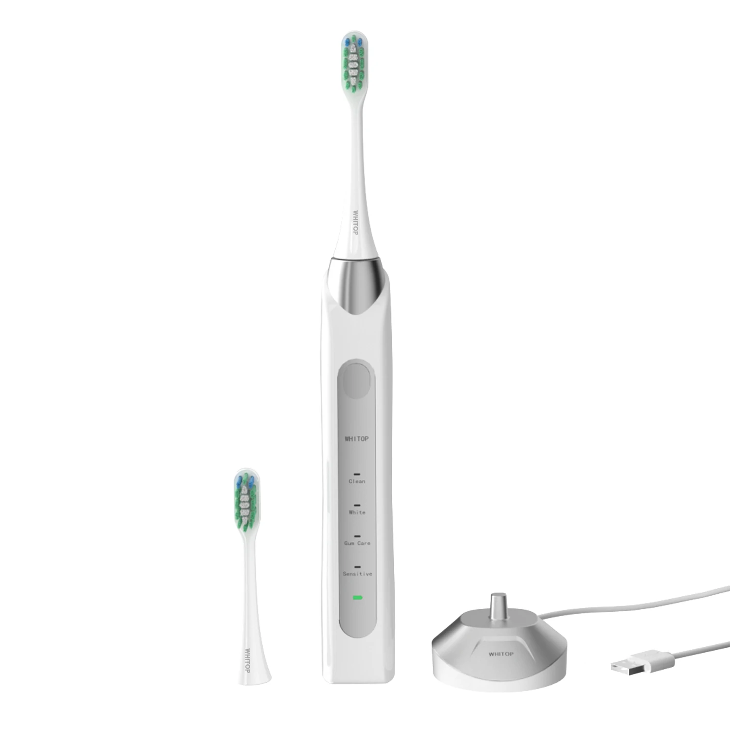 WHITOP Sonic Electric Toothbrush for Adult Wireless Rechargeable 200 Days Long Battery Life Automatic Electric Toothbrush