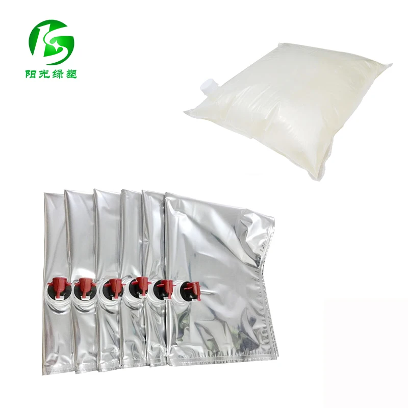 
Spot promotion Aluminium / Transparent BIB bag in box 