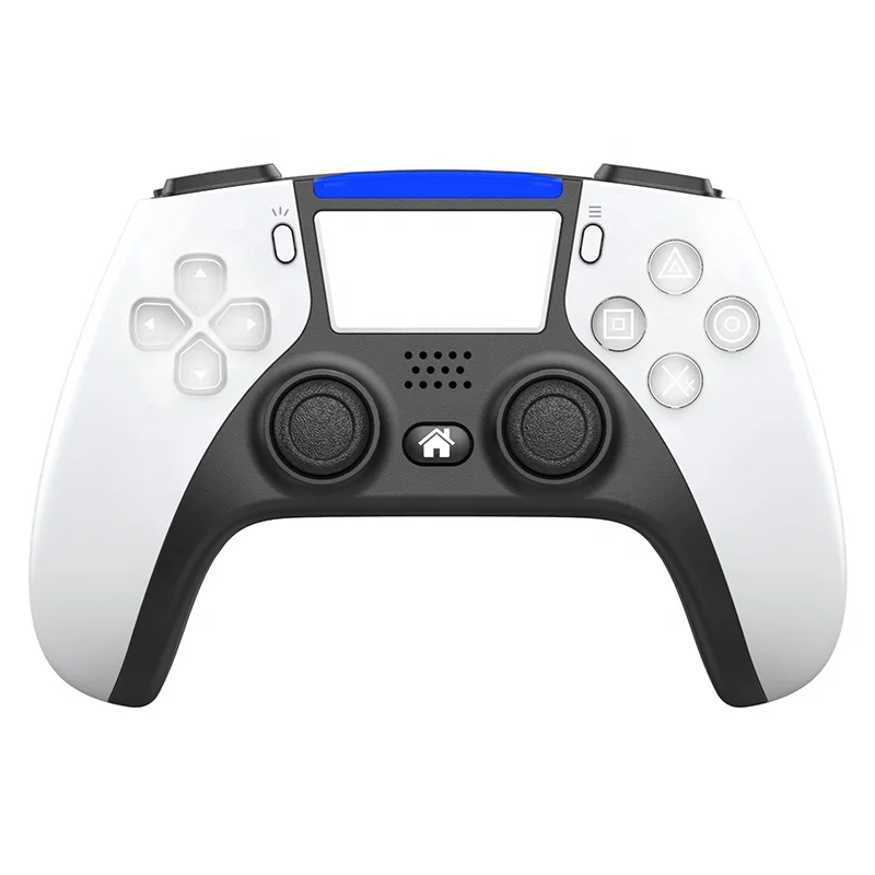 New Design Wireless PS 4 Controller Black White Gamepad Joystick PS4 Style Controller Similar PS5 CONTROLLER