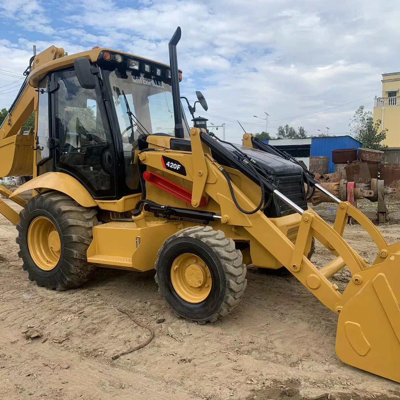 Competitive  price Used CAT 420F CAT Backhoe Loader 420F