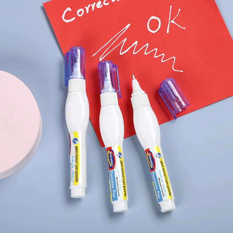 Student Stationery Is Small And Easy To Carry Apply Correction Fluid Cvenly Grip Needle Head Study Office Correction Fluid