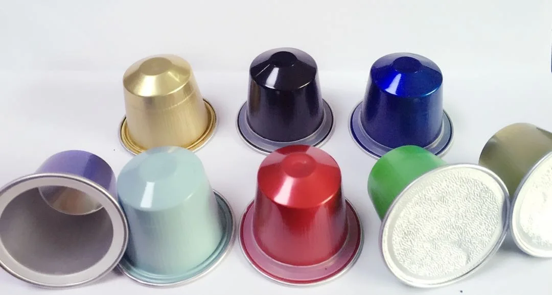 espresso Compatible Empty aluminum foil nespresso coffee capsule empty pods