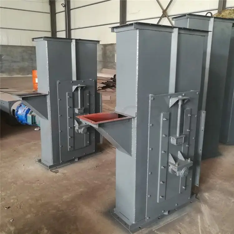 TD400 bucket elevator Steel wire belt elevator Vertical tape bucket elevator