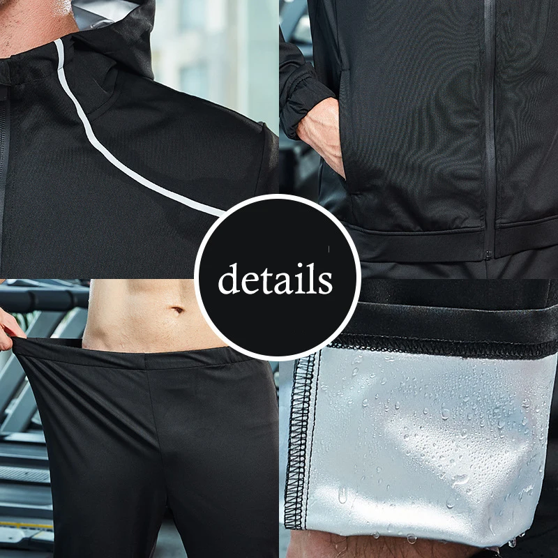 Factory wholesale custom logo Men Slimming Waist Trainer Bodysuit Shapewear Tummy Control Sweat Sauna Suit For Weight Loss