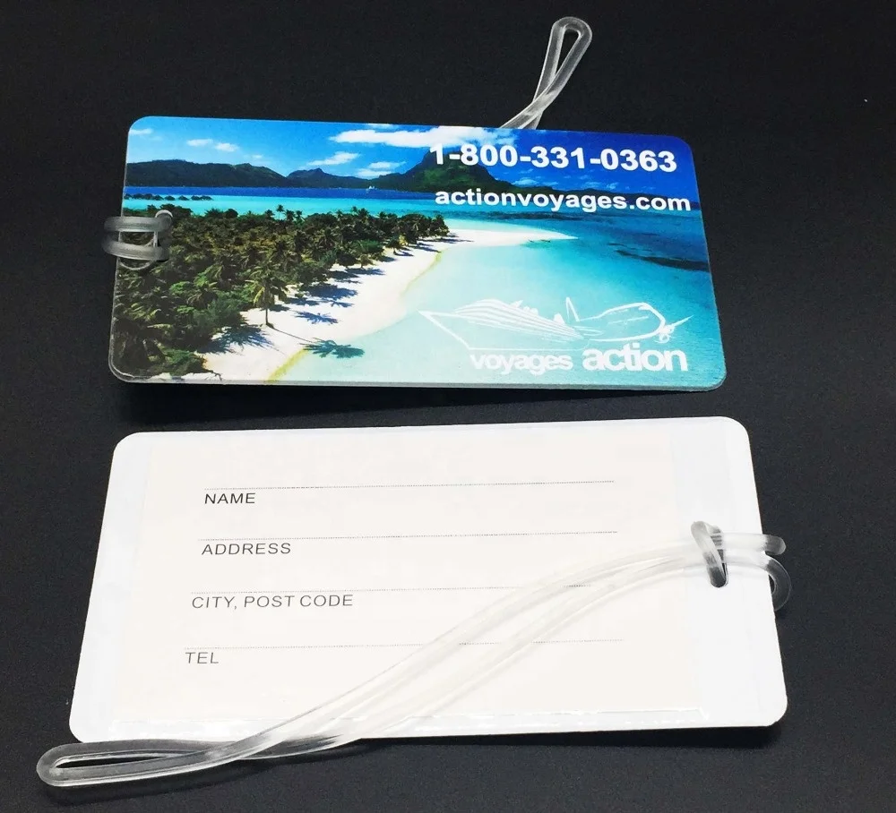 Luggage tag Suitcase name and address Label ID tag Novelty Holiday Travel Bagtag