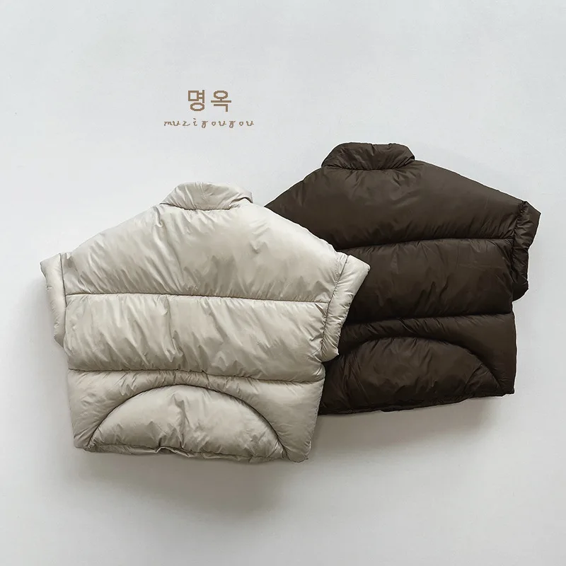 Sunny Baby New winter boys and girls Korean version down cotton vest