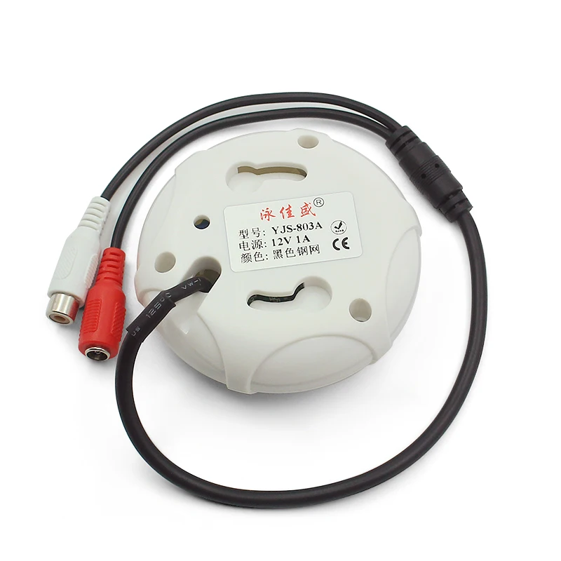 High Fidility Sensitivity Adjustable Cctv With Ce Fcc Rohs 2 Years Warranty Camera Accessories Mini Audio Quality Microphone