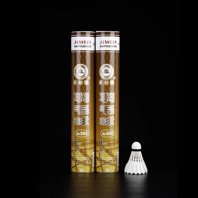 China 2022 top duck feather professional shuttlecock badminton oem for international tournament