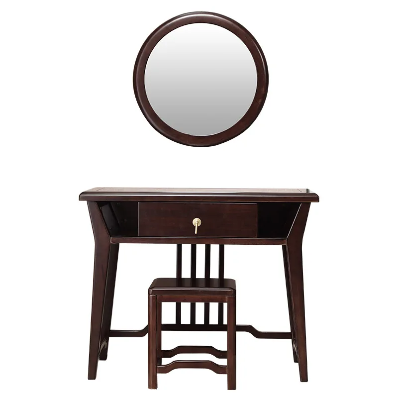 
storage organizador wooden furniture home designdressing table makeup chair 