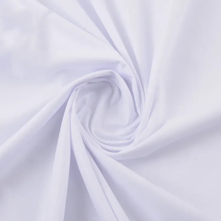 Spun Polyester Muslim Thobe Clothing Fabric Hot Sale High Quality Newest Wholesale Custom Color Tear-resistant 41*41 Woven