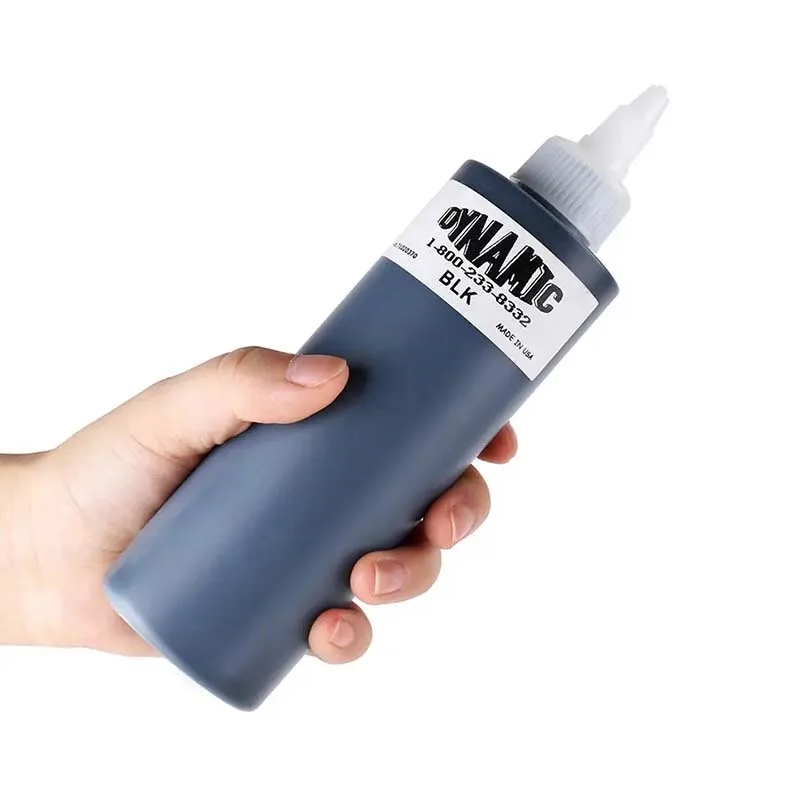 Factory Direct Dynamic TBK 8oz Triple Black Tattoo Ink High Quality Permanent Makeup Tattoo Ink