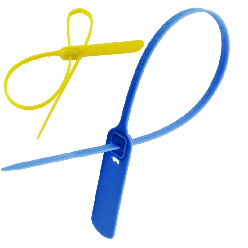Plastic Truck-Trailer Seals Numbered Security Tags Safety Ties Pull-Tight Pad-Locks Cable Pull Ties-Straps