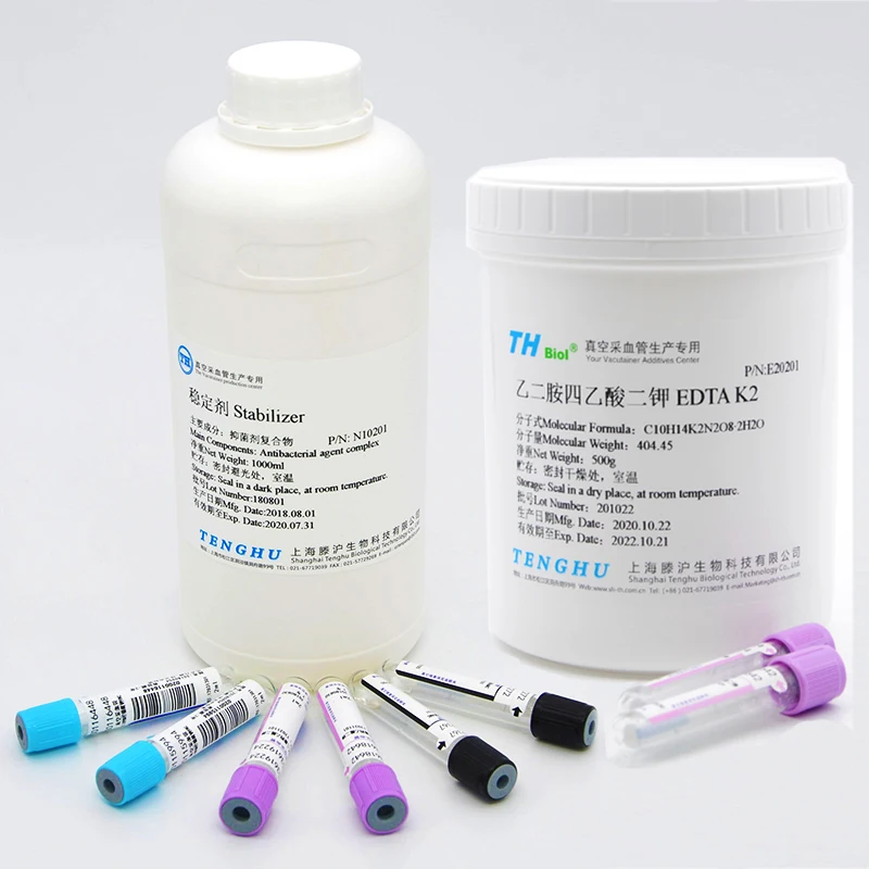manufacture of  EDTA-2K Anticoagulant for vacuum blood test tube chemicals