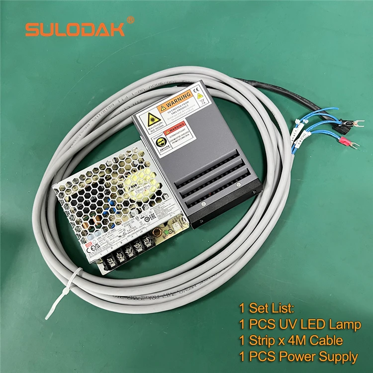 7510 Factory Price 395nm Mini Fan Cooling UV LED For Flatbed Printer for G5 G6 OCA Optical Glue