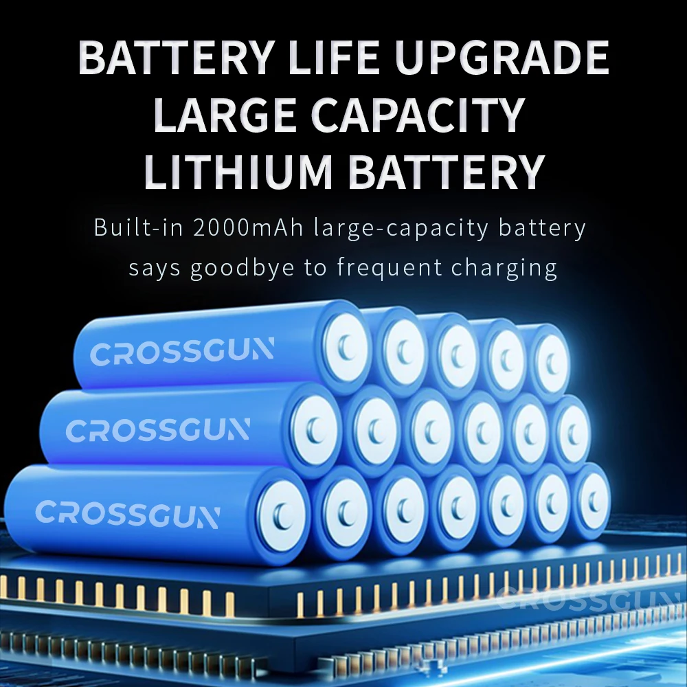 CROSSGUN Powerful 120000RPM  USB Electric high-power industrial portable car dust blowing household dust collector