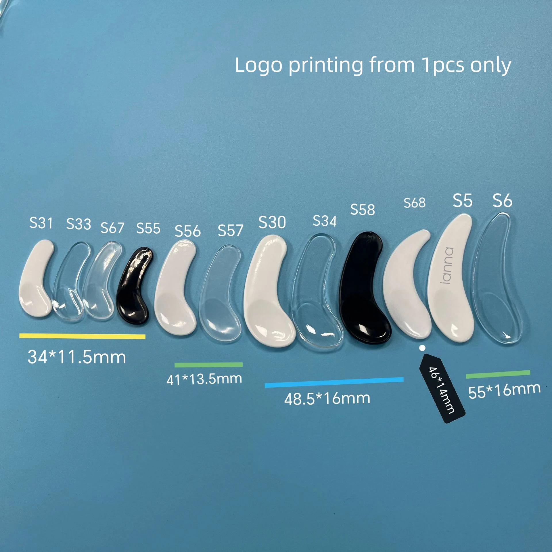 Cheap Factory Wholesale Plastic Gold Cosmetic Spoon Makeup Tool Skin Care Spatula Facial Beauty Tool Face Cream Applicator