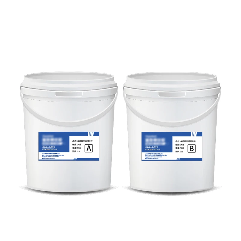 Silicone Mold Making Kit Platinum RTV-2 Liquid Silicone Rubber Translucent Mixing Ratio 1:1 Molding Silicone for Resin Molds DIY