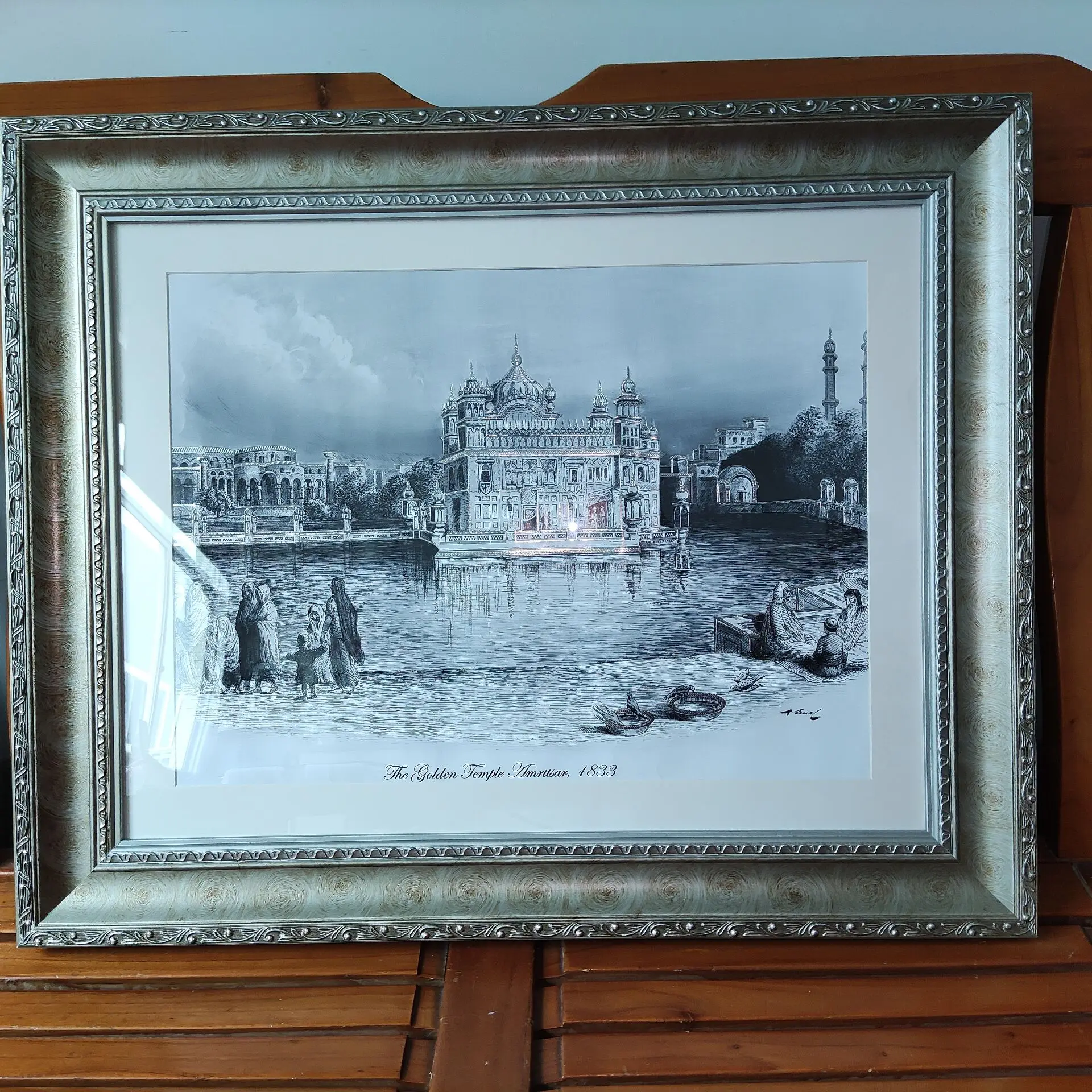 Custom Wholesale Creative Modern European Style Silver 20 24 30 36inch wooden Photo Picture Frame for wall home decoration