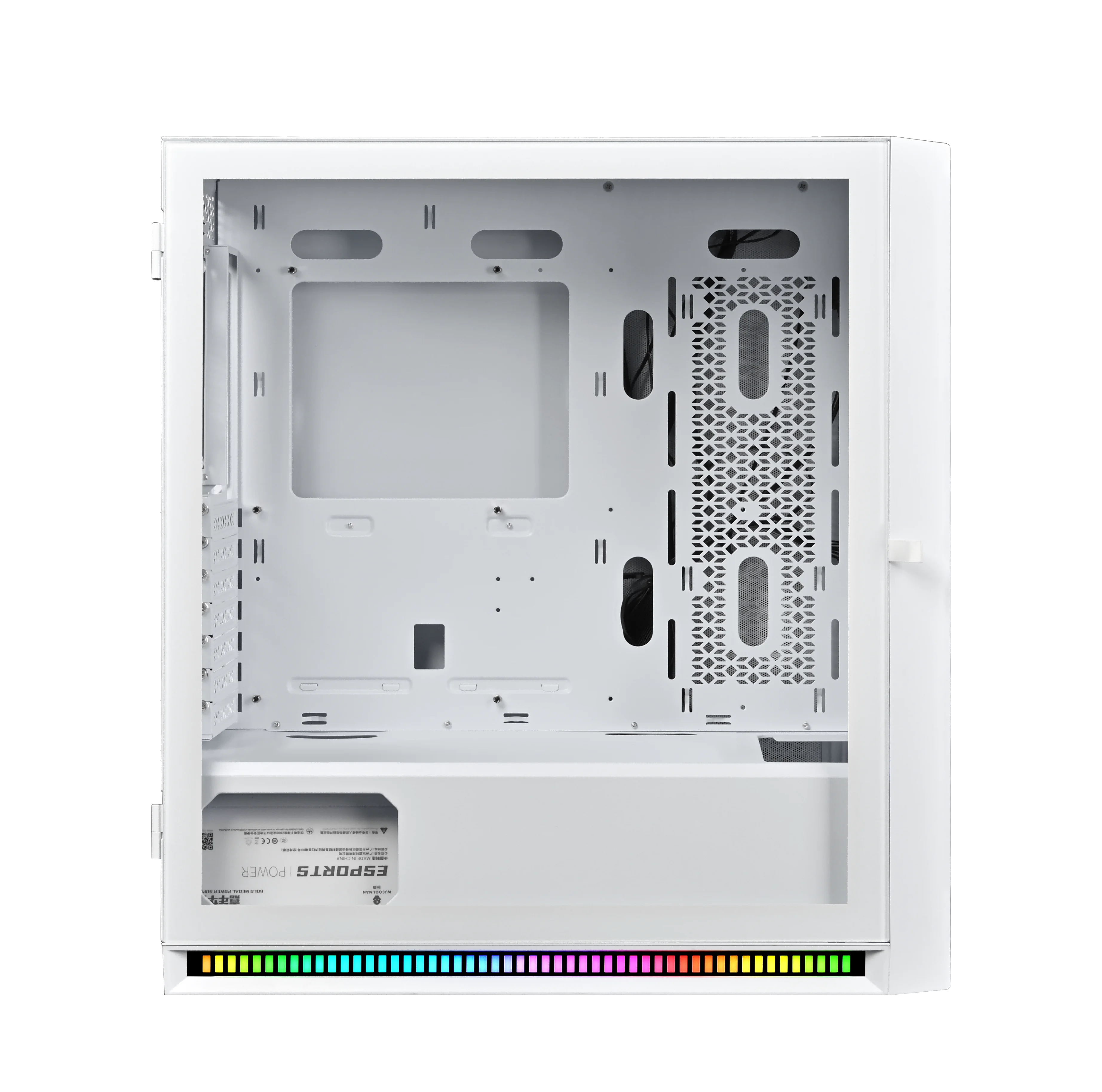 Powercase bilgisayar kasasi computer box cheapest eatx gaming computer case oem odm desktop cabinet pc tower gaming casing